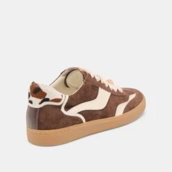 NOTICE SNEAKERS CHOCOLATE CORDUROY(Notice Sneakers Chocolate Corduroy) -Dolce Vita DOLCEVITA SNEAKERS NOTICE CHOCOLATECORDUROY 03