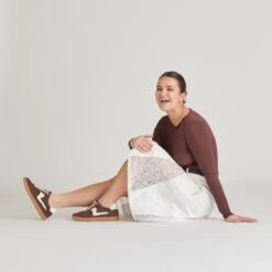 NOTICE SNEAKERS DK BROWN SUEDE(Notice Sneakers Dk Brown Suede) -Dolce Vita DOLCEVITA SNEAKERS NOTICE DKBROWNSUEDE ONFOOT 01