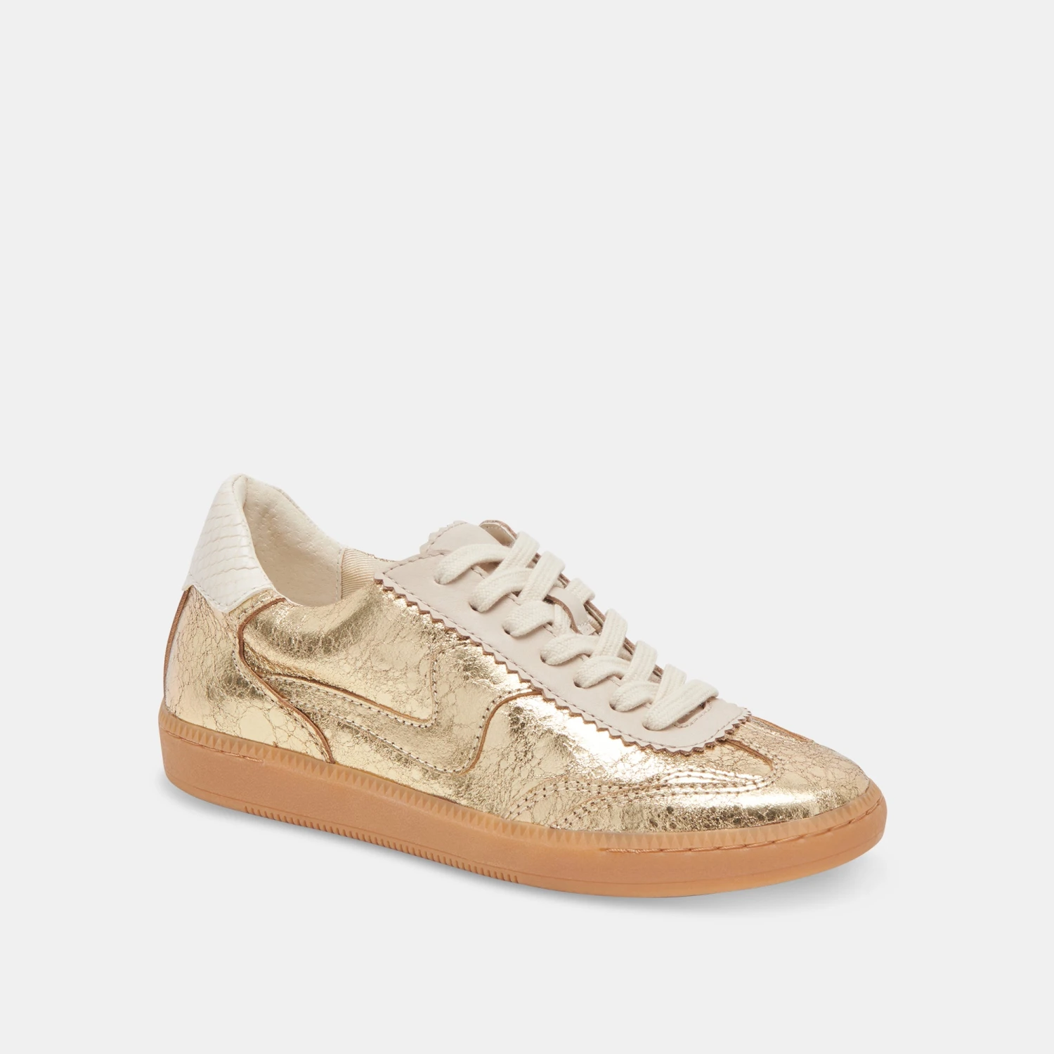 NOTICE SNEAKERS GOLD DISTRESSED LEATHER(Notice Sneakers Gold Distressed Leather) 3 NOTICE SNEAKERS GOLD DISTRESSED LEATHER(Notice Sneakers Gold Distressed Leather) - Image 3