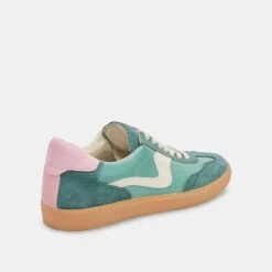 NOTICE SNEAKERS GREEN SUEDE(Notice Sneakers Green Suede) -Dolce Vita DOLCEVITA SNEAKERS NOTICE WHITEGREENLEATHER 03