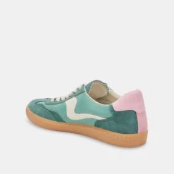NOTICE SNEAKERS GREEN SUEDE(Notice Sneakers Green Suede) -Dolce Vita DOLCEVITA SNEAKERS NOTICE WHITEGREENLEATHER 08