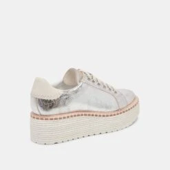 TWAIN SNEAKERS SILVER CRACKLED LEATHER(Twain Sneakers Silver Crackled Leather) 16 TWAIN SNEAKERS SILVER CRACKLED LEATHER(Twain Sneakers Silver Crackled Leather) -Dolce Vita DOLCEVITA SNEAKERS TWAIN SILVERCRACKLEDLEATHER 03copy