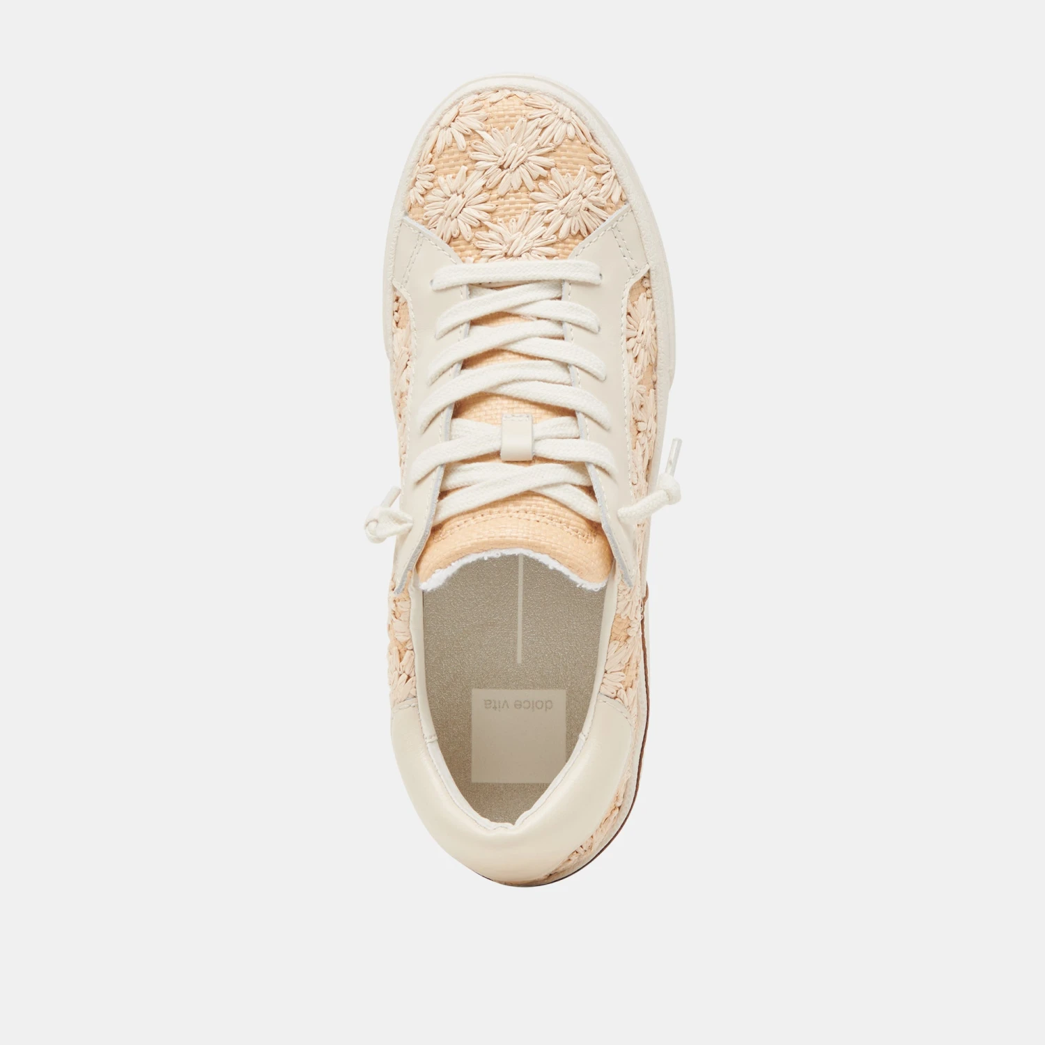 ZINA FLORAL SNEAKERS CREME FLORAL RAFFIA(Zina Floral Sneakers Creme Floral Raffia) 10 ZINA FLORAL SNEAKERS CREME FLORAL RAFFIA(Zina Floral Sneakers Creme Floral Raffia) - Image 10
