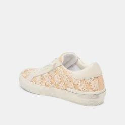 ZINA FLORAL SNEAKERS CREME FLORAL RAFFIA(Zina Floral Sneakers Creme Floral Raffia) 17 ZINA FLORAL SNEAKERS CREME FLORAL RAFFIA(Zina Floral Sneakers Creme Floral Raffia) -Dolce Vita DOLCEVITA SNEAKERS ZINAFLORAL CREMEFLORALRAFFIA 09