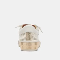 ZINA SNEAKERS BONE GOLD WOVEN(Zina Sneakers Bone Gold Woven) -Dolce Vita DOLCEVITA SNEAKERS ZINA BONE GOLDWOVEN 05