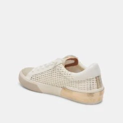 ZINA SNEAKERS BONE GOLD WOVEN(Zina Sneakers Bone Gold Woven) -Dolce Vita DOLCEVITA SNEAKERS ZINA BONE GOLDWOVEN 08