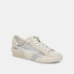 Dolce Vita ZINA SNEAKERS CHROME DISTRESSED LEATHER(Zina Sneakers Chrome Distressed Leather) -Dolce Vita DOLCEVITA SNEAKERS ZINA CHROMEDISTRESSEDLEATHER 01