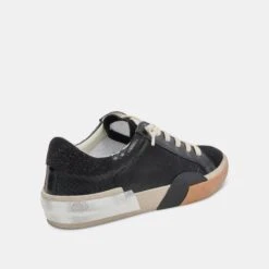 ZINA WIDE SNEAKERS ONYX EMBOSSED LEATHER - Re:vita(Zina Wide Sneakers Onyx Embossed Leather Resale) -Dolce Vita DOLCEVITA SNEAKERS ZINA ONYXEMBOSSEDLEATHER 03 12864fba ef7f 4488 933f b3bddd9a25f4