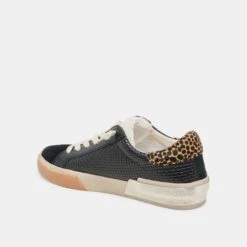ZINA PLUSH SNEAKERS BLACK MULTI WOVEN(Zina Plush Sneakers Black Multi Woven) -Dolce Vita DOLCEVITA SNEAKERS ZINA PLUSH BLACK MULTI WOVEN 09