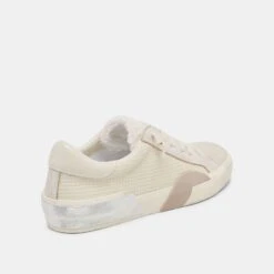 ZINA PLUSH SNEAKERS OFF WHITE WOVEN(Zina Plush Sneakers Off White Woven) -Dolce Vita DOLCEVITA SNEAKERS ZINA PLUSH OFF WHITE WOVEN 03