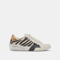 Dolce Vita ZINA SNEAKERS ZEBRA FABRIC(Zina Sneakers Zebra Fabric)