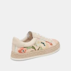 AZALIA SNEAKERS PINK FLORAL RAFFIA(Azalia Sneakers Pink Floral Raffia) -Dolce Vita DOLCEVITA SNEAKER AZALIA PINKFLORALRAFFIA 03