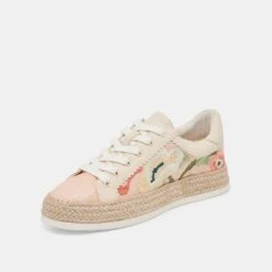 AZALIA SNEAKERS PINK FLORAL RAFFIA(Azalia Sneakers Pink Floral Raffia) -Dolce Vita DOLCEVITA SNEAKER AZALIA PINKFLORALRAFFIA 08