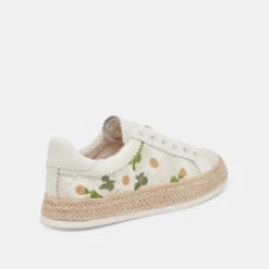 AZALIA SNEAKERS WHITE FLORAL RAFFIA(Azalia Sneakers White Floral Raffia) -Dolce Vita DOLCEVITA SNEAKER AZALIA WHITEFLORALRAFFIA 03