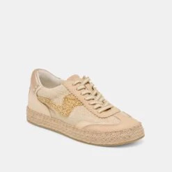 NOTICE ESPADRILLE BEAD SNEAKERS GOLD MULTI BURLAP(Notice Espadrille Bead Sneakers Gold Multi Burlap) 14 NOTICE ESPADRILLE BEAD SNEAKERS GOLD MULTI BURLAP(Notice Espadrille Bead Sneakers Gold Multi Burlap) -Dolce Vita DOLCEVITA SNEAKER NOTICEESPADRILLEBEAD GOLDMULTIBURLAP 01