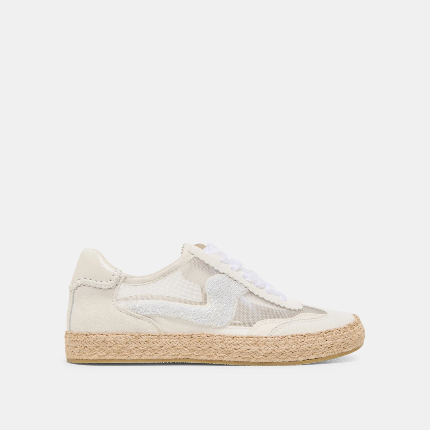 NOTICE ESPADRILLE BEAD SNEAKERS WHITE MESH(Notice Espadrille Bead Sneakers White Mesh) 1 NOTICE ESPADRILLE BEAD SNEAKERS WHITE MESH(Notice Espadrille Bead Sneakers White Mesh)