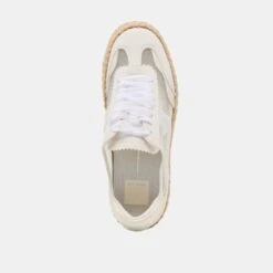 NOTICE ESPADRILLE BEAD SNEAKERS WHITE MESH(Notice Espadrille Bead Sneakers White Mesh) 18 NOTICE ESPADRILLE BEAD SNEAKERS WHITE MESH(Notice Espadrille Bead Sneakers White Mesh) -Dolce Vita DOLCEVITA SNEAKER NOTICEESPADRILLEBEAD WHITEMESH 06