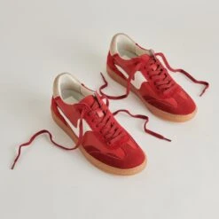 NOTICE SNEAKERS CRIMSON SUEDE(Notice Sneakers Crimson Suede)