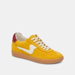NOTICE SNEAKERS MUSTARD SUEDE(Notice Sneakers Mustard Suede) -Dolce Vita DOLCEVITA SNEAKER NOTICE MUSTARDSUEDE 01