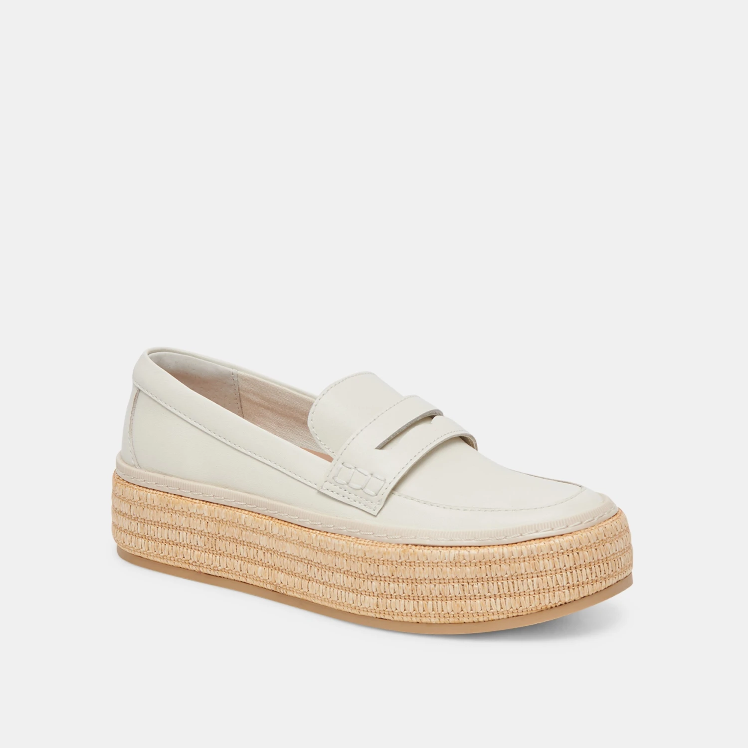 RANNA LOAFERS IVORY LEATHER - Re:vita(Ranna Loafers Ivory Leather Resale) 2 RANNA LOAFERS IVORY LEATHER - Re:vita(Ranna Loafers Ivory Leather Resale) - Image 2