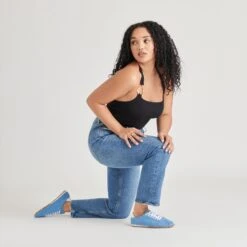 SERINA SNEAKERS BLUE SUEDE(Serina Sneakers Blue Suede) -Dolce Vita DOLCEVITA SNEAKER SERINA BLUESUEDE ONFOOT 01