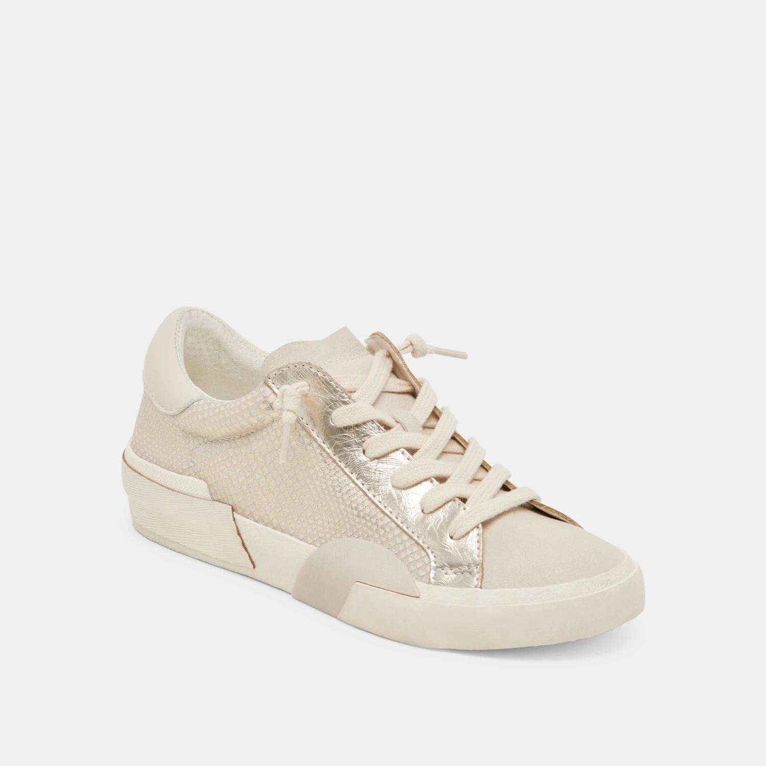 ZINA SNEAKERS CHAMPAGNE EMBOSSED LEATHER(Zina Sneakers Champagne Embossed Leather) 2 ZINA SNEAKERS CHAMPAGNE EMBOSSED LEATHER(Zina Sneakers Champagne Embossed Leather) - Image 2