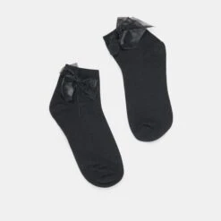 BOW ANKLET SOCKS BLACK(Bow Anklet Socks Black) 6 BOW ANKLET SOCKS BLACK(Bow Anklet Socks Black) -Dolce Vita DOLCEVITA SOCKS HOISERY 6 0cd26d34 065f 4d1f bc66 46c99053e293