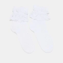 WHIMSY LACE ANKLET SOCKS WHITE(Whimsy Lace Anklet Socks White) -Dolce Vita DOLCEVITA SOCKS HOISERY 8 069d2698 cef5 4dba abb0 e352c04c3645