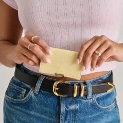 MINI-ME WALLET BUTTER YELLOW CROCO STELLA(Mini Me Wallet Butter Yellow Croco Stella) 14 MINI-ME WALLET BUTTER YELLOW CROCO STELLA(Mini Me Wallet Butter Yellow Croco Stella) -Dolce Vita DOLCEVITA WALLETS MINI ME BUTTERYELLOW 02