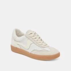 NOTICE MESH SNEAKERS WHITE WOVEN MESH(Notice Mesh Sneakers White Woven Mesh) -Dolce Vita DOLCEVITA NOTICEMESH WHITEWOVENMESH 01