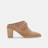 SERLA MULES TRUFFLE SUEDE - Re:vita(Serla Mules Truffle Suede Resale)