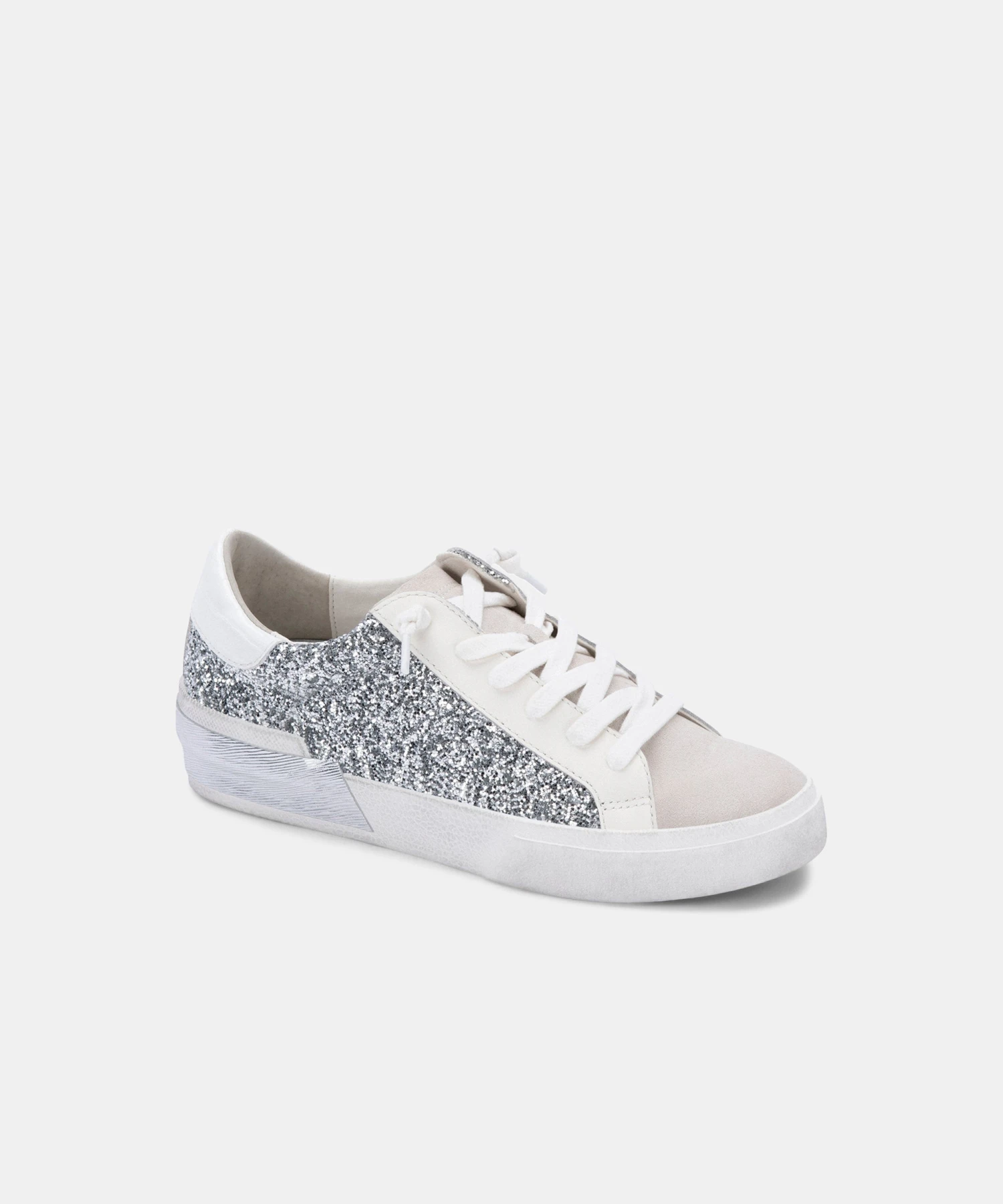 ZINA SNEAKERS SILVER GLITTER(Zina Sneakers Silver Glitter) 3 ZINA SNEAKERS SILVER GLITTER(Zina Sneakers Silver Glitter) - Image 3