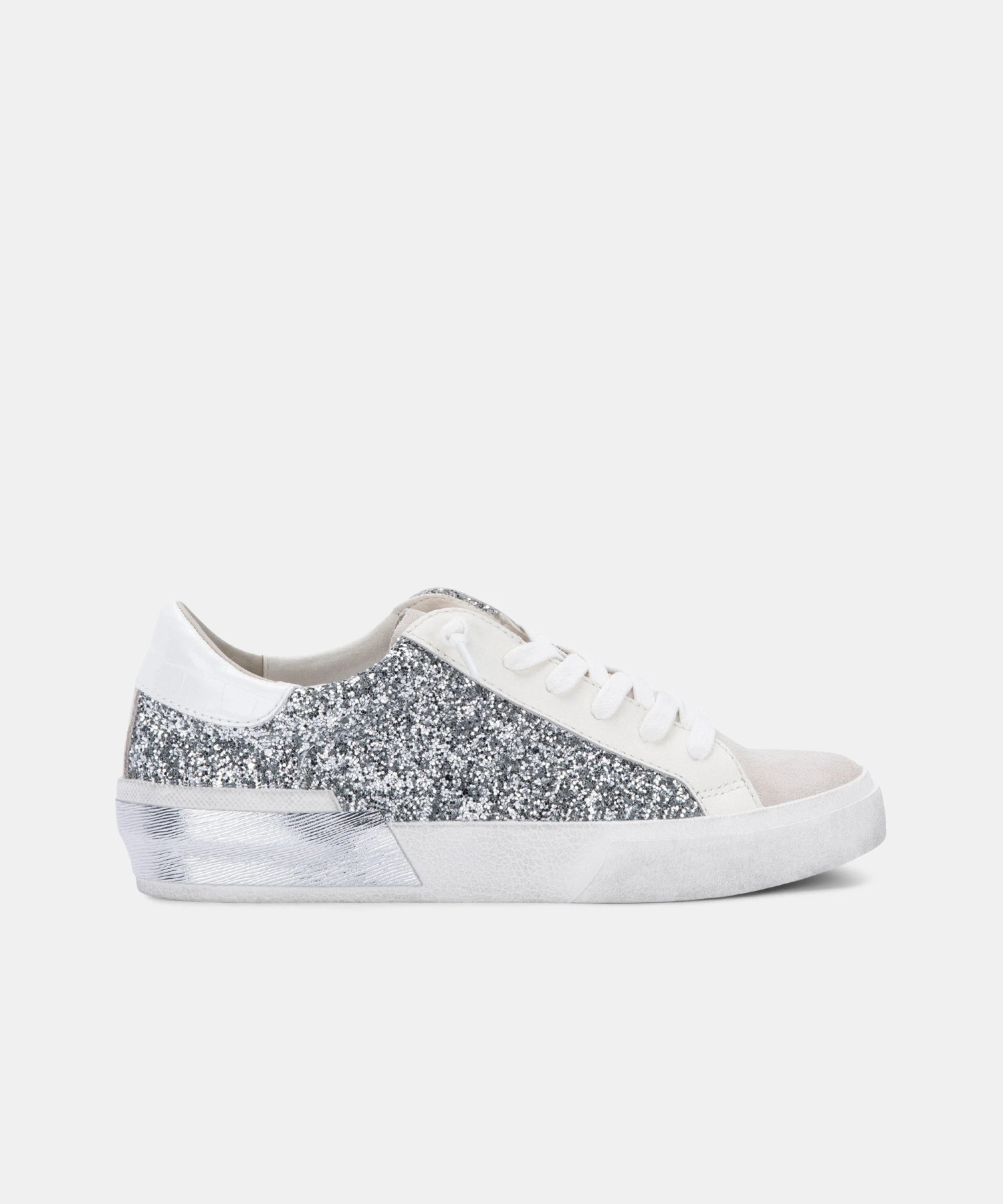 ZINA SNEAKERS SILVER GLITTER(Zina Sneakers Silver Glitter) 1 ZINA SNEAKERS SILVER GLITTER(Zina Sneakers Silver Glitter)