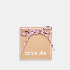 CROSS CORD LACE PINK MULTI(Cross Cord Lace Pink Multi)