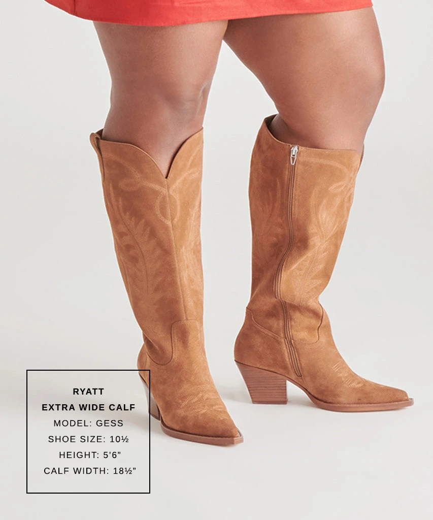 RYATT EXTRA WIDE CALF BOOTS PECAN SUEDE(Ryatt Extra Wide Calf Boots Pecan Suede) 3 RYATT EXTRA WIDE CALF BOOTS PECAN SUEDE(Ryatt Extra Wide Calf Boots Pecan Suede) - Image 3