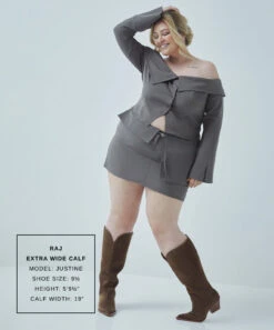 RAJ EXTRA WIDE CALF BOOTS BROWN SUEDE(Raj Extra Wide Calf Boots Brown Suede) 21 RAJ EXTRA WIDE CALF BOOTS BROWN SUEDE(Raj Extra Wide Calf Boots Brown Suede) -Dolce Vita JUSTINE RAJ XWC