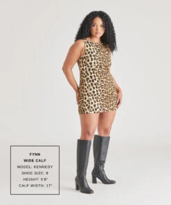 Dolce Vita FYNN WIDE CALF BOOTS ONYX LEATHER(Fynn Wide Calf Boots Onyx Leather) -Dolce Vita KENNEDY FYNN WC 3c6f77ea a3af 422f b5e5 139b35c62fcf