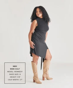 NEDI WIDE CALF BOOTS DUNE NUBUCK(Nedi Wide Calf Boots Dune Nubuck) -Dolce Vita KENNEDY NEDI WC