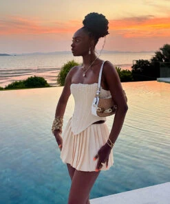 MIRANDA SHOULDER BAG NATURAL CORK(Miranda Shoulder Bag Natural Cork) -Dolce Vita MIRANDACORK