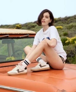 NOTICE SNEAKERS WHITE GREY LEATHER(Notice Sneakers White Grey Leather) 30 NOTICE SNEAKERS WHITE GREY LEATHER(Notice Sneakers White Grey Leather) -Dolce Vita NOTICEWHITEGREY