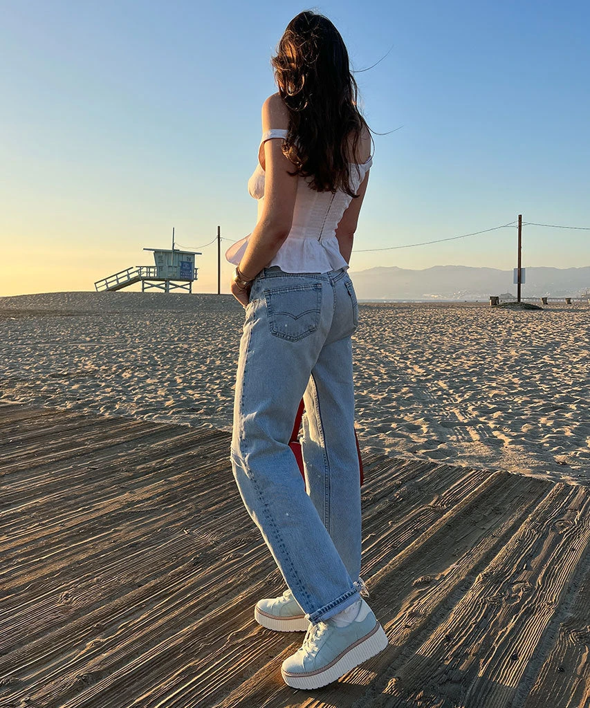 Dolce Vita TIGER SNEAKERS LIGHT BLUE DENIM(Tiger Sneakers Light Blue Denim) 2 Dolce Vita TIGER SNEAKERS LIGHT BLUE DENIM(Tiger Sneakers Light Blue Denim) - Image 2