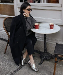 Dolce Vita BENY FLATS SILVER DISTRESSED LEATHER(Beny Flats Silver Distressed Leather) -Dolce Vita bennysilver1