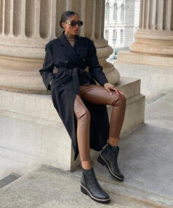 HUEY H2O BOOTS BLACK LEATHER(Huey H2o Boots In Black Leather) -Dolce Vita huey black pdp 7c5ba6b1 042b 4ed0 a901 ad4f4474415b