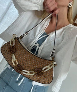 MIRANDA SHOULDER BAG NATURAL CORK(Miranda Shoulder Bag Natural Cork) -Dolce Vita mm1