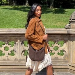 BENNETT CROSSBODY ESPRESSO SUEDE(Bennett Crossbody Espresso Suede) -Dolce Vita remonia BENNETT ESPRESSO 2